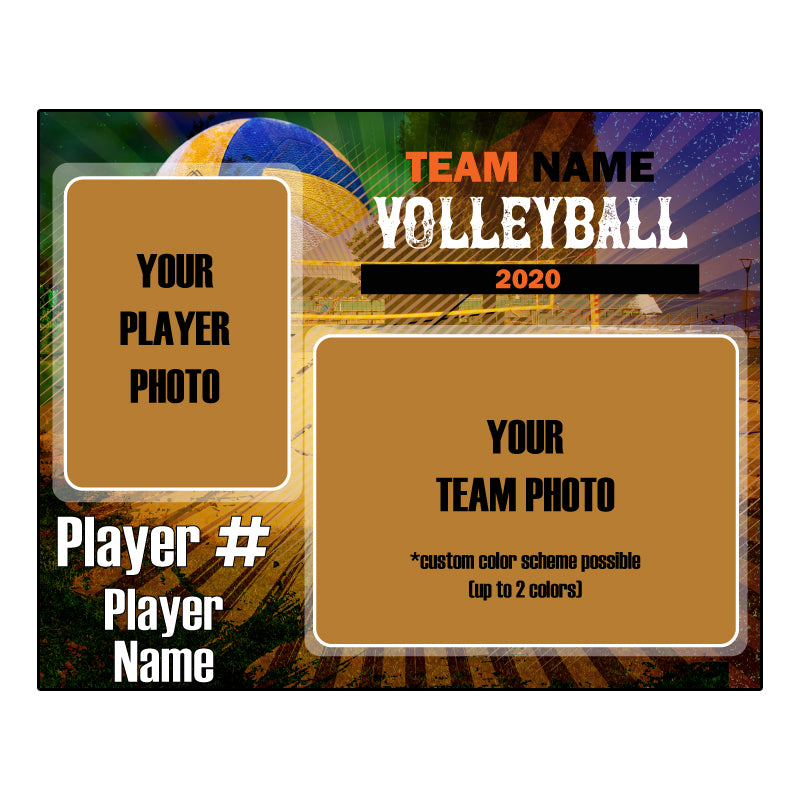 Custom volleyball Digital Memory Mate