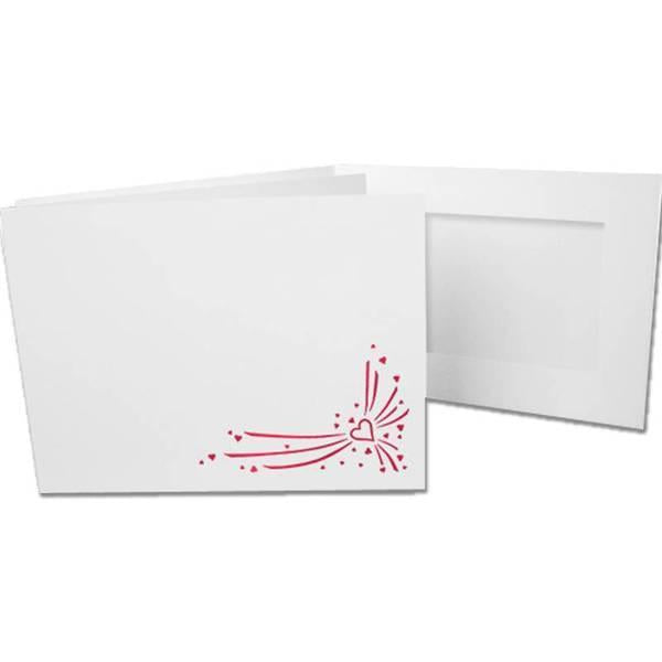 6x4 EconoBright Folders Stamped Series with hearts foil stamp