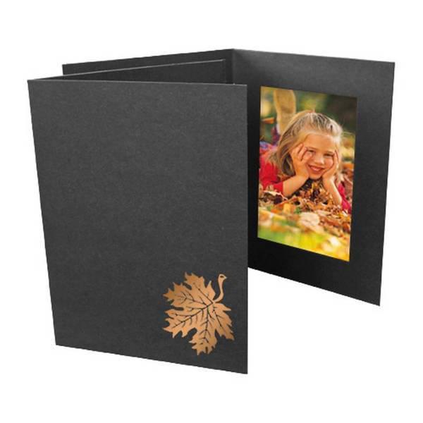 4x6 EconoBright Folders Stamped Series with autumn leaves foil stamp
