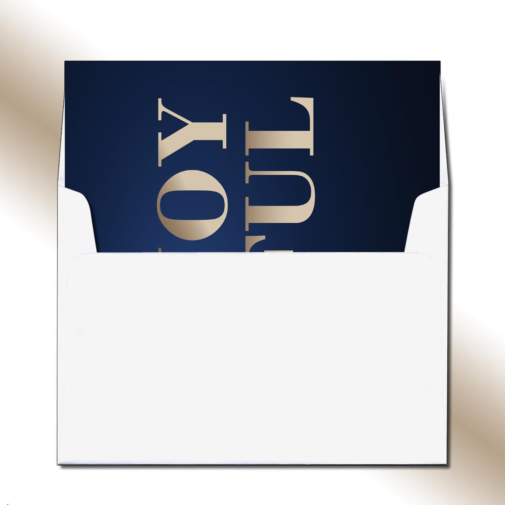 Folded Joyful Greeting Card