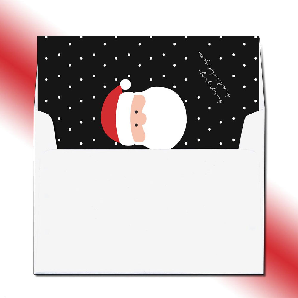 Santa's Face Photo Insert Card