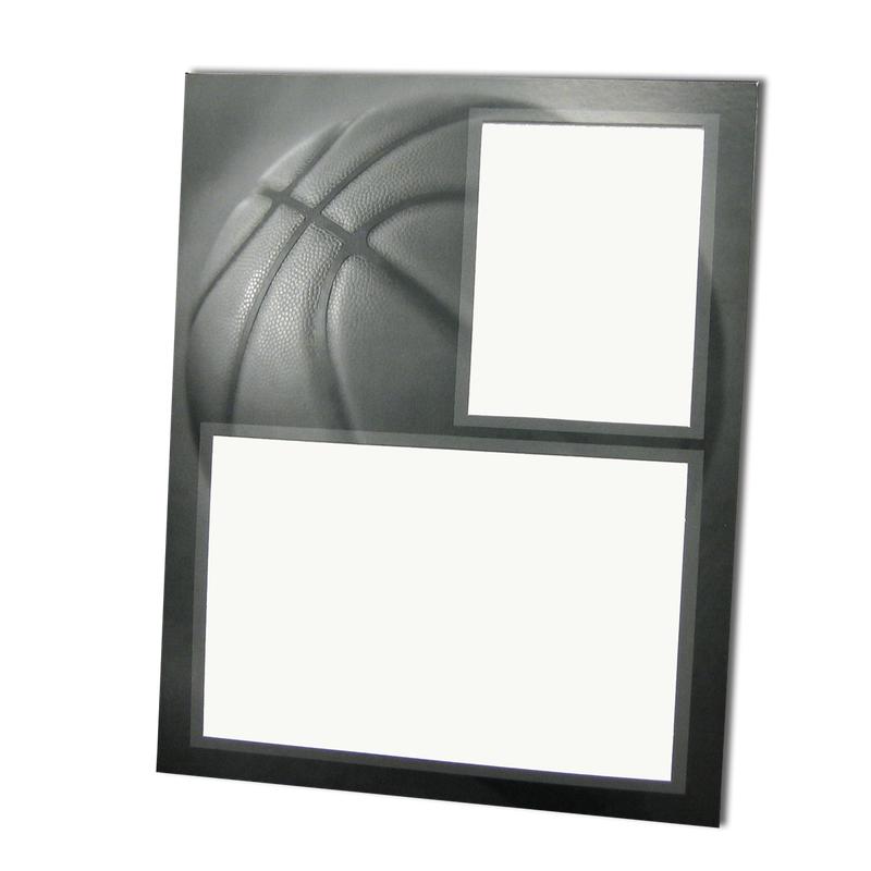 Basketball themed Gray-Scale Sports Series Memory Mate Easels