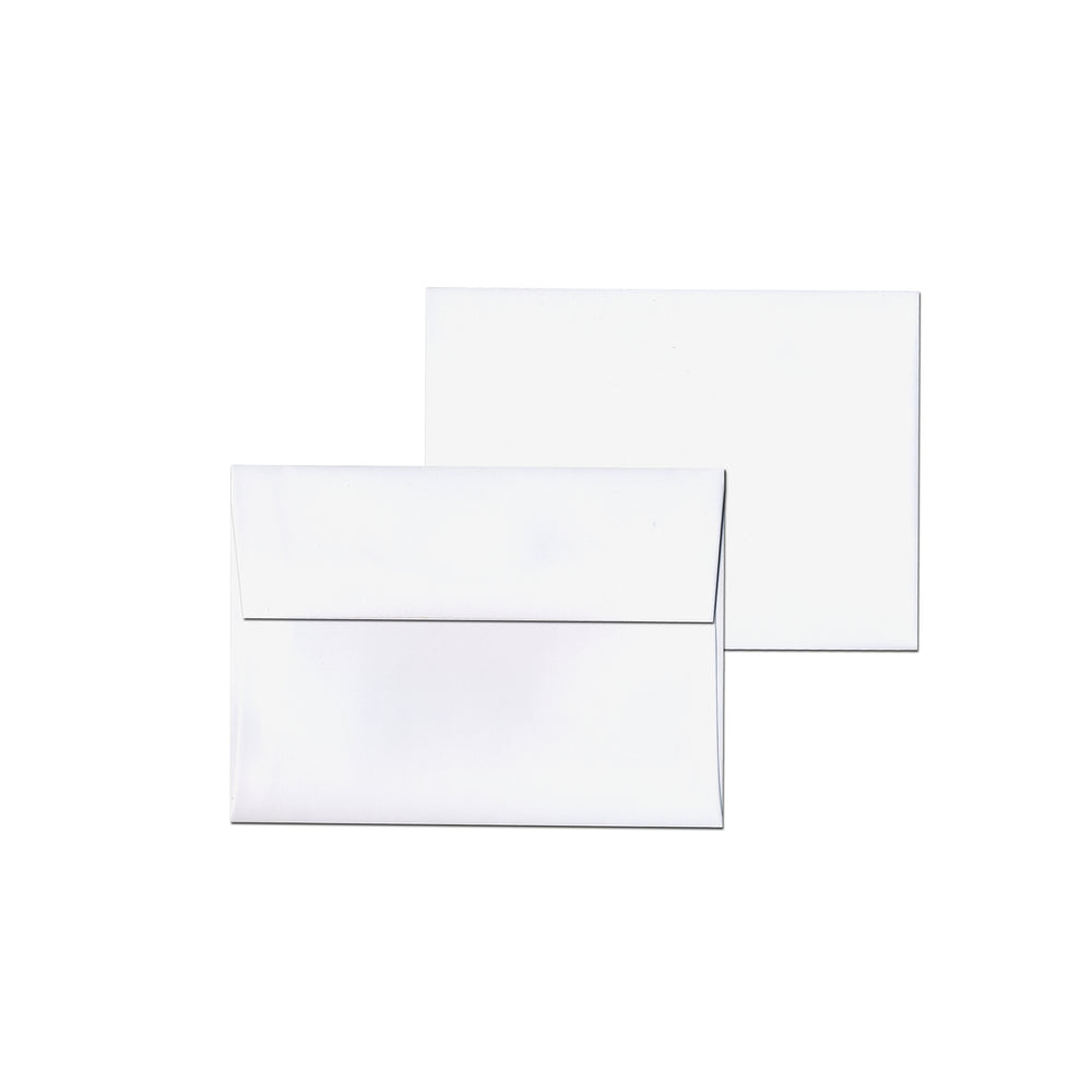Blank white envelopes for greeting cards