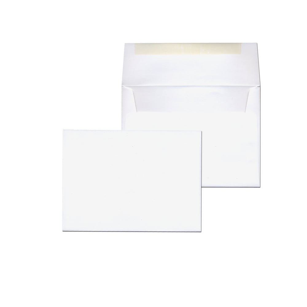 Blank white envelopes for greeting cards