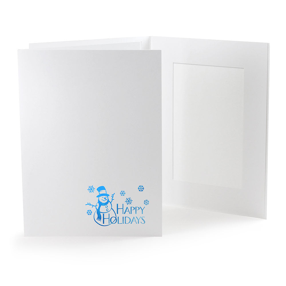 4x6 EconoBright Folders Stamped Series with Happy Holidays foil stamp