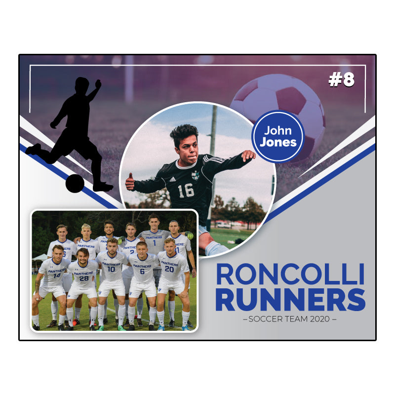 Blue soccer Digital Memory Mate