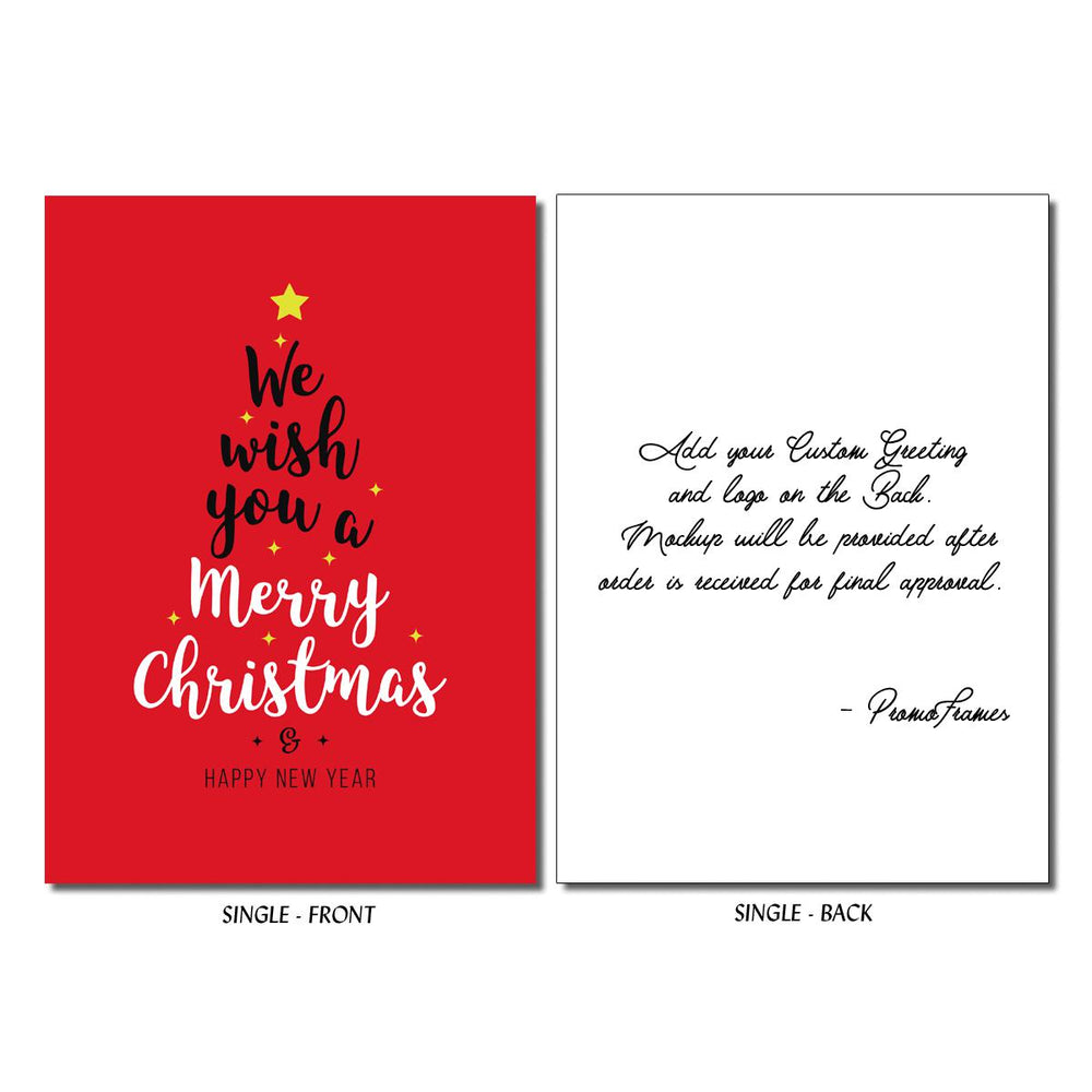 Front and back of Wish Tree Greeting Card