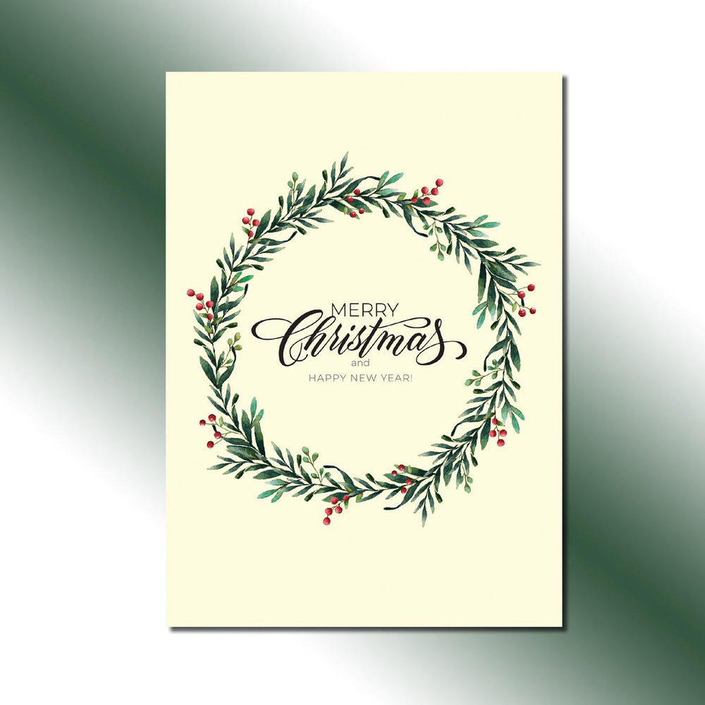 Single-side Wreath Greeting Card