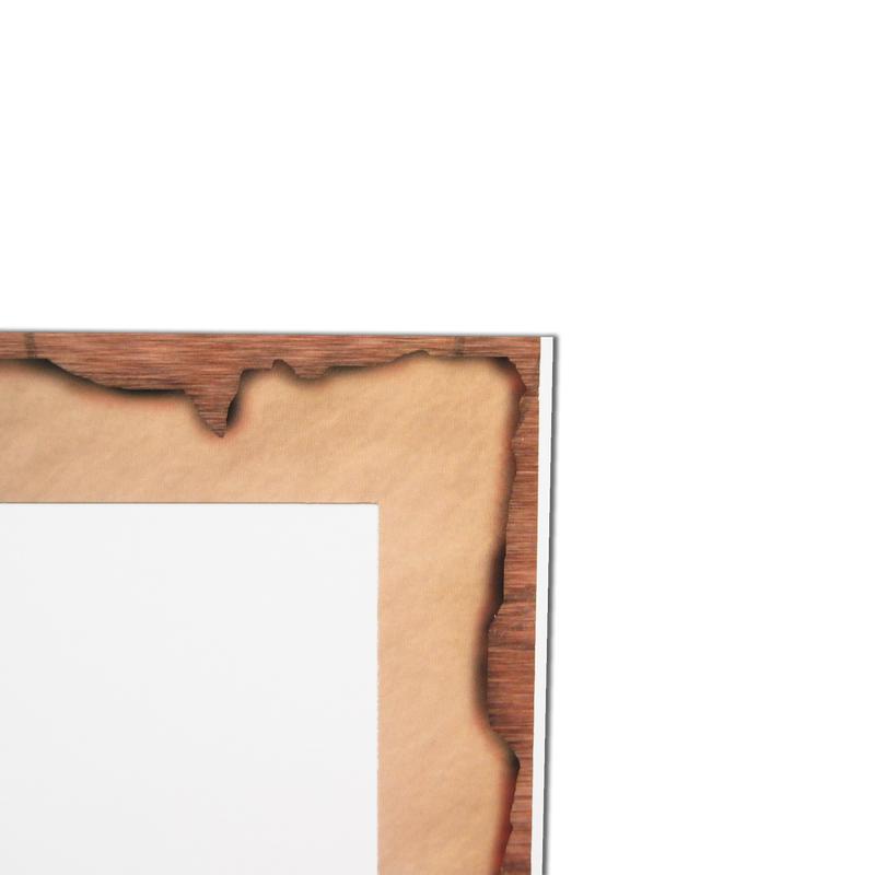 Wanted Folder frames with brown trim