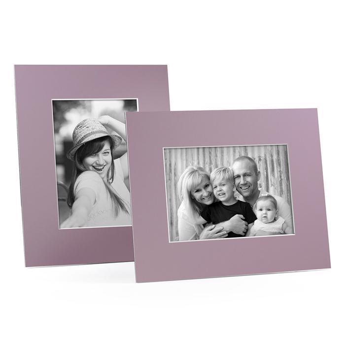 4x6, 5x7 or 8x10 Lavender Angle Cut Easel Series frames