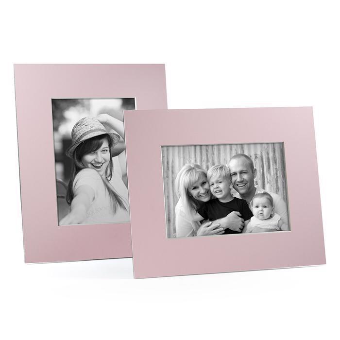 4x6, 5x7 or 8x10 Pink Angle Cut Easel Series frames