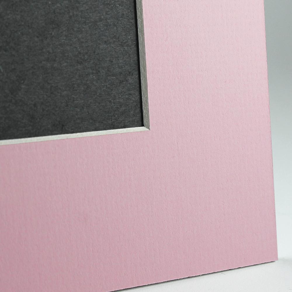 Pink Angle Cut Easel Series frames with white core