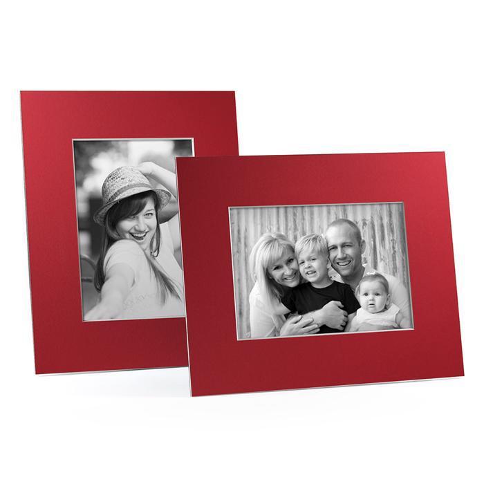 4x6, 5x7 or 8x10 Red Angle Cut Easel Series frames