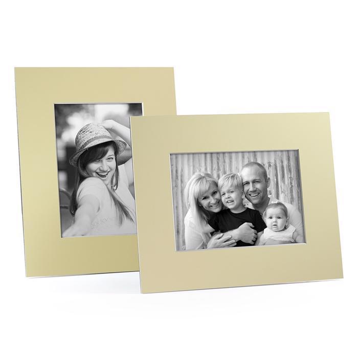 4x6, 5x7 or 8x10 Yellow Angle Cut Easel Series frames