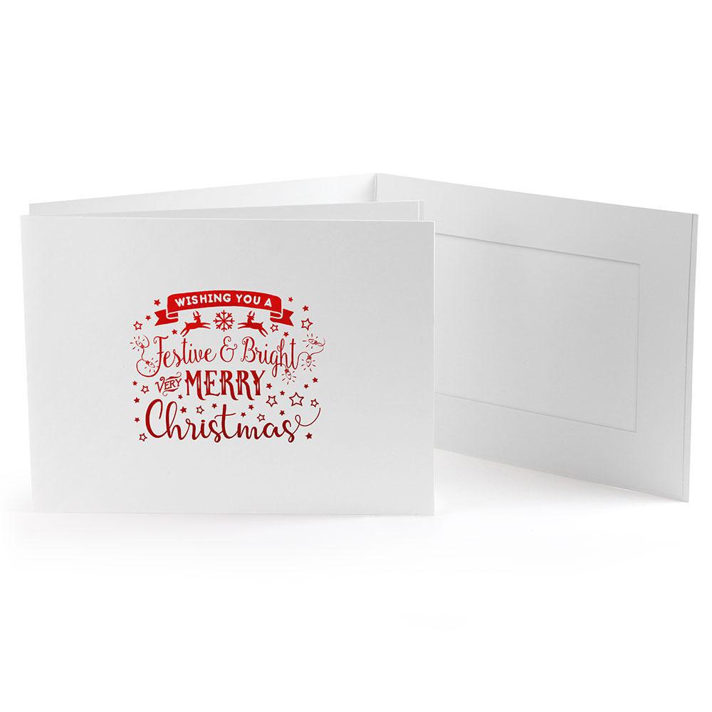 6x4 EconoBright Folders Stamped Series with festive foil stamp