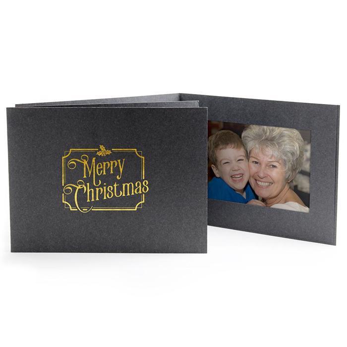 6x4 EconoBright Folders Stamped Series with Merry Christmas foil stamp