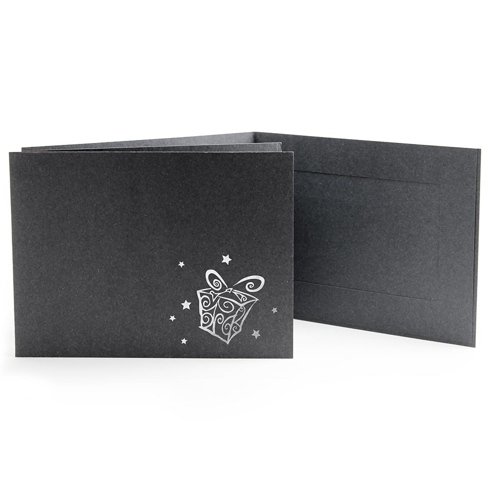 6x4 EconoBright Folders Stamped Series with presents foil stamp